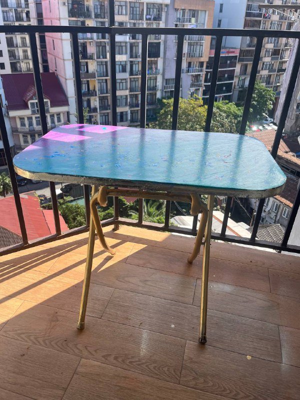 журнальный столик золотой 2