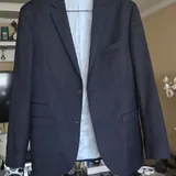 Мужской шерстяной пиджак Scottland Blue 1
