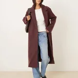 ASOS DESIGN чёрное, светло-бежевое и бордовое пальто 8