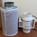 Гроубоксы, LED-лампа, фильтр, вентилятор, сетка и удобрения 5