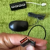 USB-хаб Hama, мышь Logitech, кабель USB-A to USB-C 5
