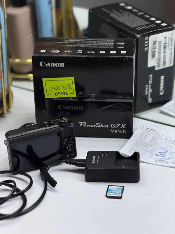 Canon G7X Mark II камера 1