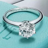 Original Tiffany platinum engagement ring 1