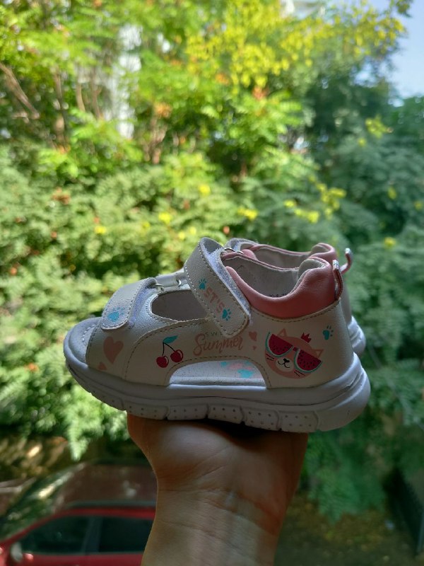 Детские сандалии 23 размера синие, белые 3