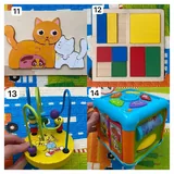 Детские игрушки, сортеры, мозаика, мяч, бизиборд 4