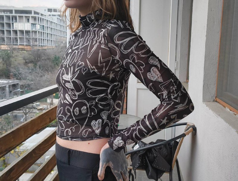 Прозрачная кофта befree xs-s