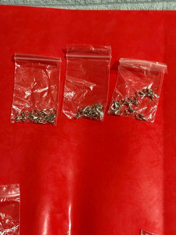 Карабины бижутерия 10 шт упаковка 2