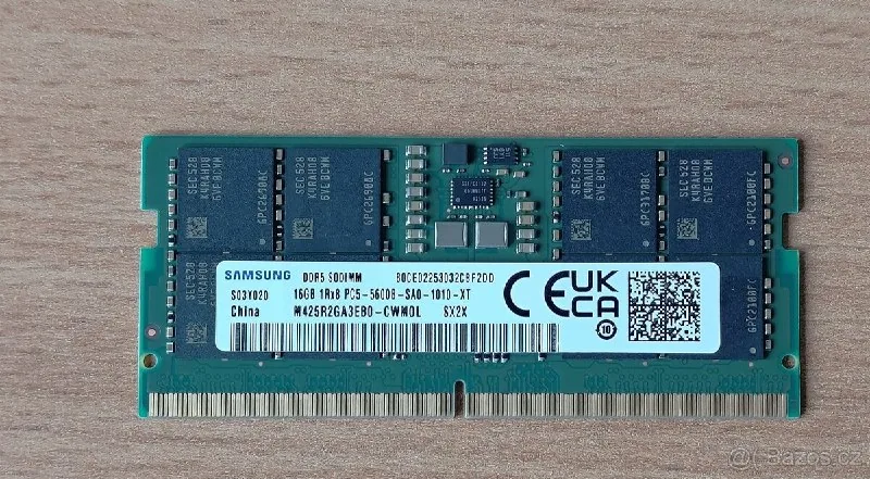 Оперативная память Samsung 16GB DDR5 5600MHz