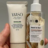 Солнцезащитные кремы MIXIT и Shiseido Waso 1