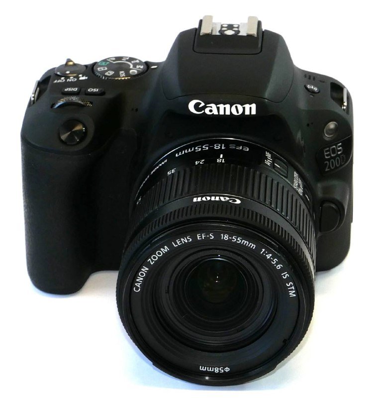 Canon 200d with 18-55mm lens