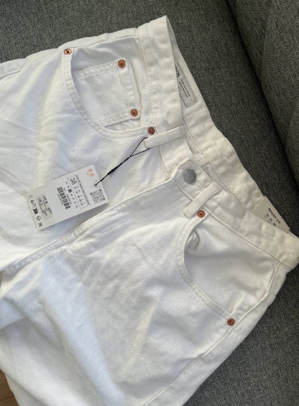 Джинсовая куртка, белые джинсы Zara 8