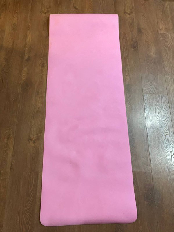 Синий коврик для йоги, розовый коврик, пляжный зонт 3