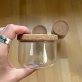 Стеклянные баночки с пробковыми крышками 2