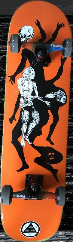 Скейтборд Welcome skateboards, 2 пары колес, защита 2