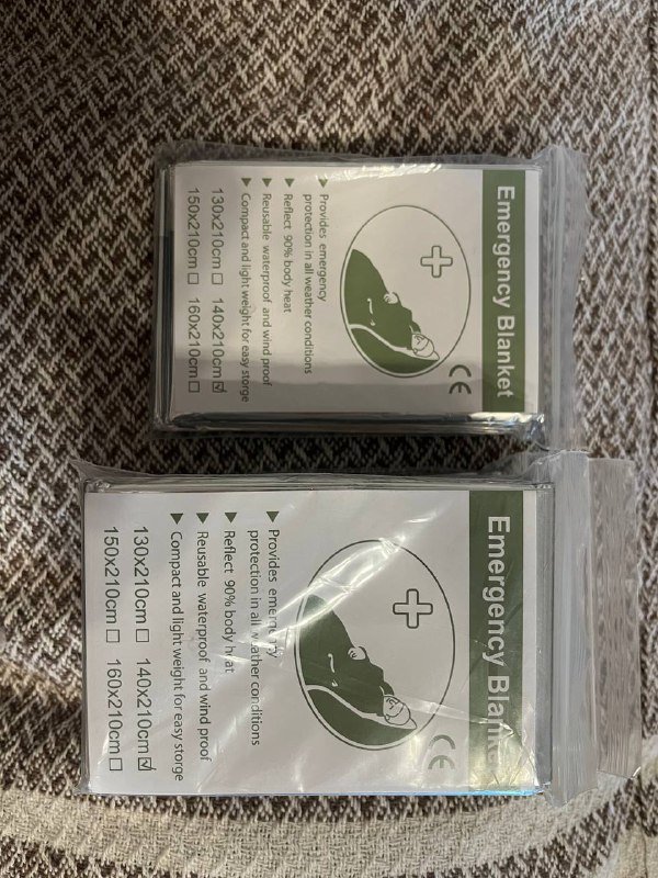 Термоодеяло туристическое 140x210