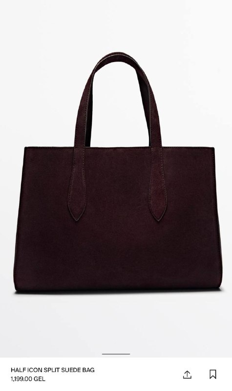 Сумка Massimo Dutti новая, натуральная кожа и замша 6