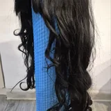 Thick black wig 3