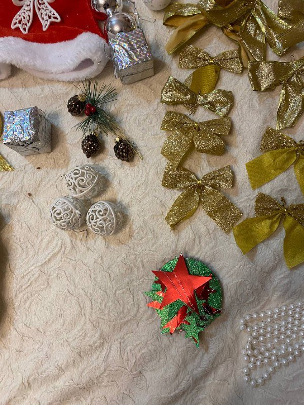 Новогодние рождественские украшения игрушки 4