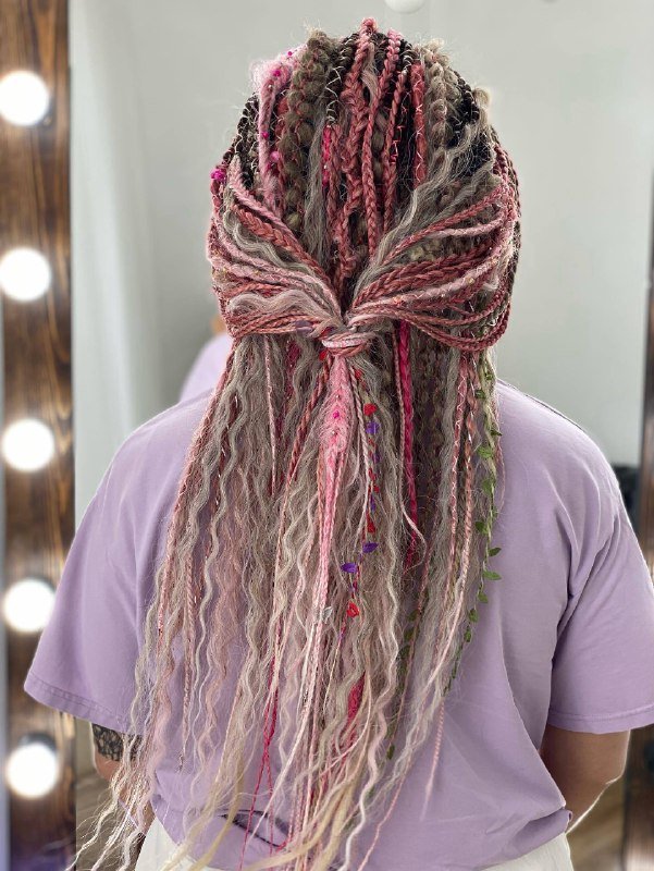 Комплект кос и кудрей для вплетения