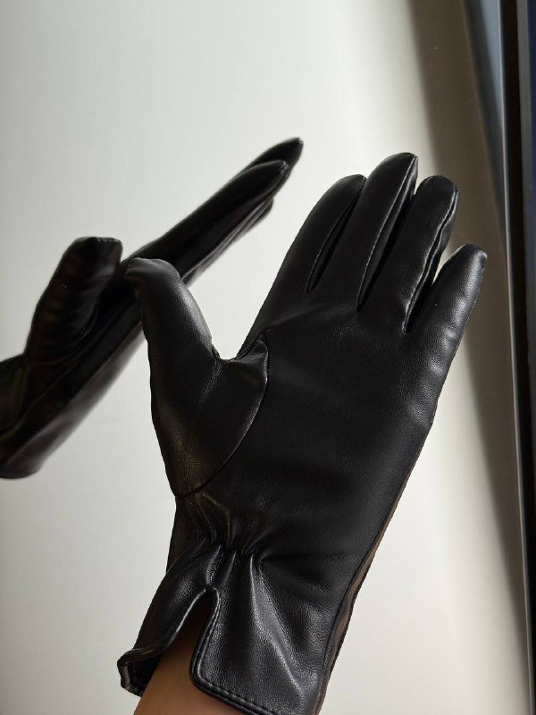 Женские перчатки тканевые, сеточка, замша 6