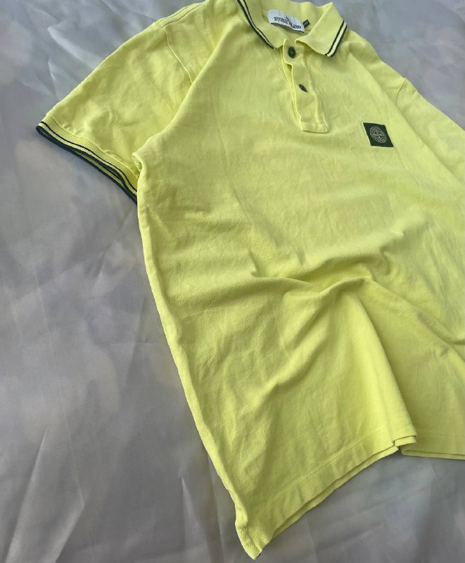 Желтая футболка Stone Island размер L 3
