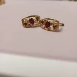 Золотые серьги 585 пробы 4