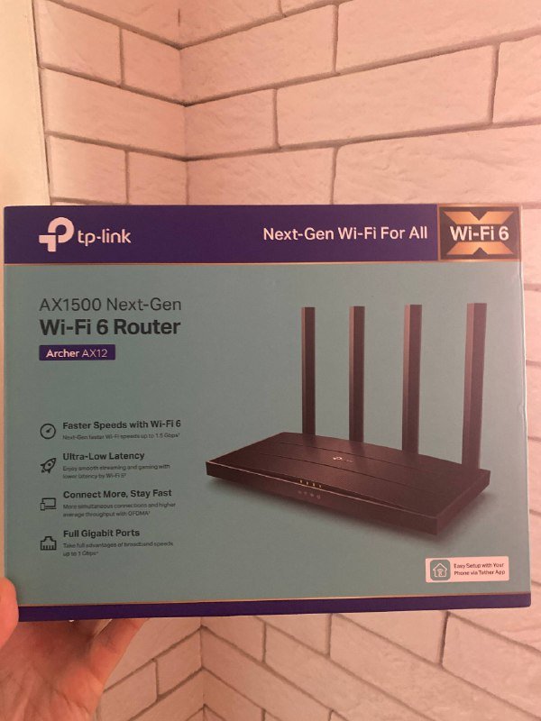 Роутер TP-LINK AX12 Wi-Fi 6