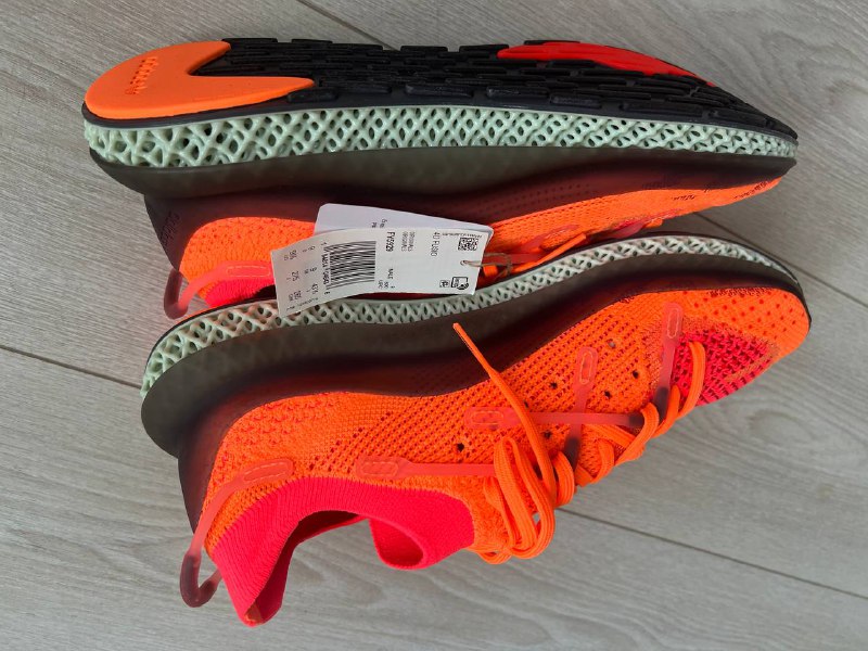 Adidas 4D Fusio Screaming Orange 43, Grey Solar Yellow 42 3