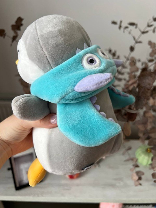 Игрушка пингвин в капюшоне, тыква 4