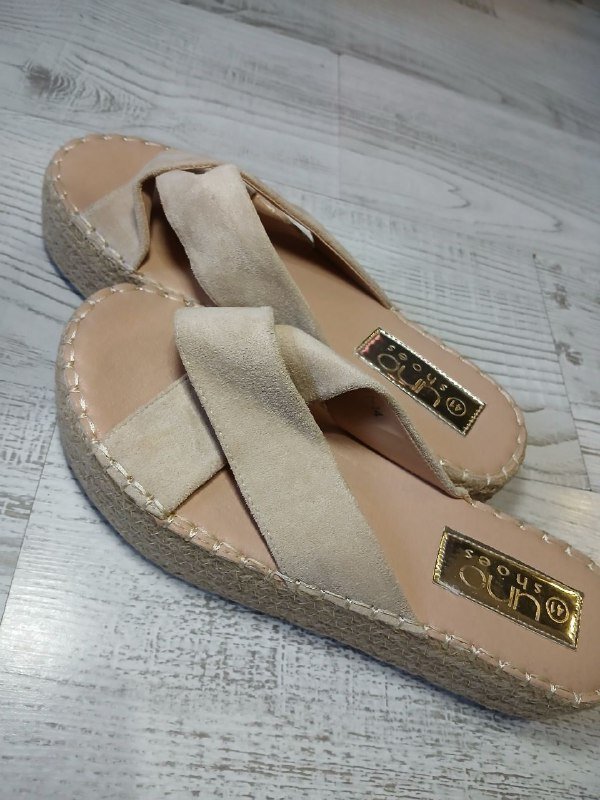 Женская обувь босоножки сабо тапки размер 41 замша 3