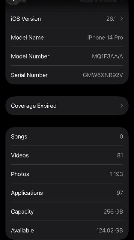 iPhone 14 Pro 256gb 6