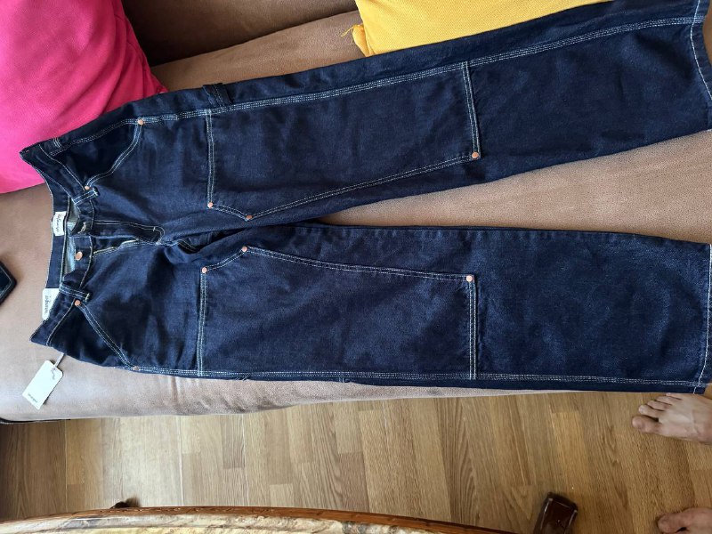 Оригинальные джинсы Wrangler 32/32 темно-синие 4