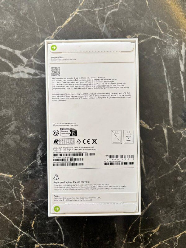 iPhone 17 Pro 512 GB новый в упаковке