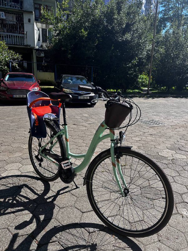 Велосипед с детским креслом Shimano 2