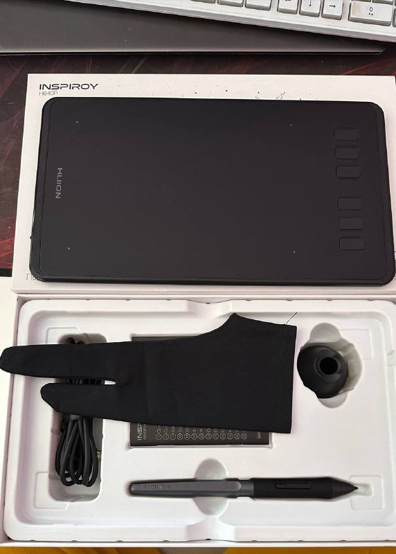 Графический планшет huion inspiroy h640p с аксессуарами