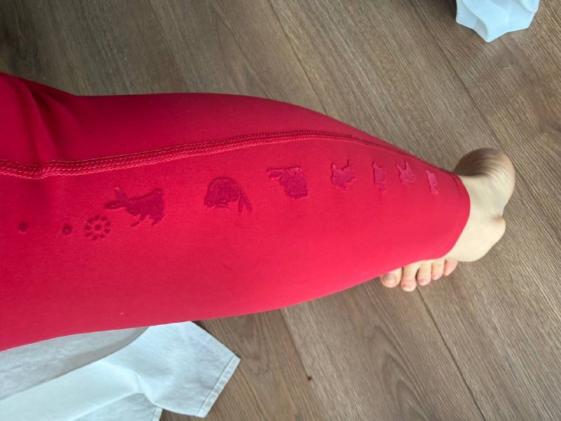 Леггинсы lining новые утяжка красные M-L 6