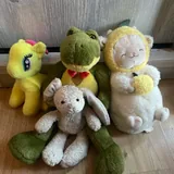 Игрушки: пони, лягушка, зайчик, овечка, мишка, Фуглер, Санс 2