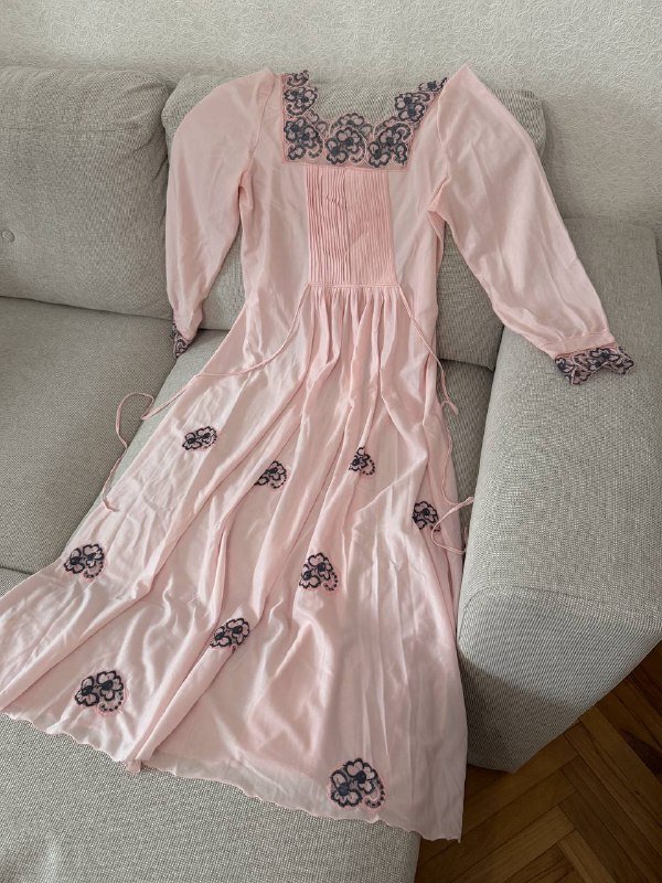 Винтажная ночнушка-платье женское 3