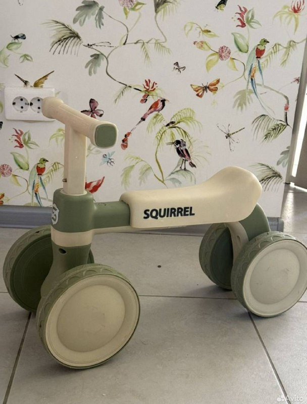 Детский беговел мятный 2