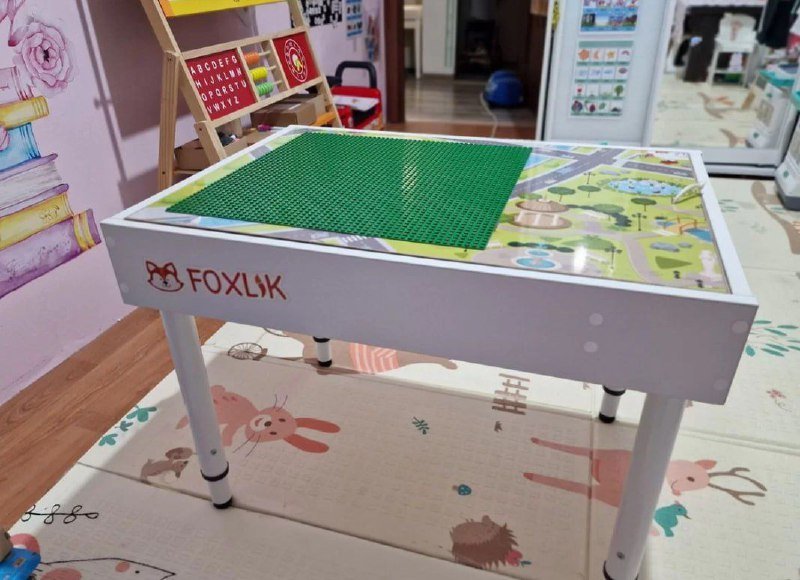 Интерактивный стол-песочница Foxlik, книги по английскому