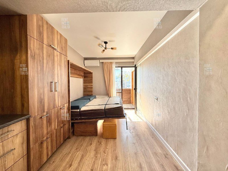 Шкаф, кровать с подъемным механизмом и матрасом 3