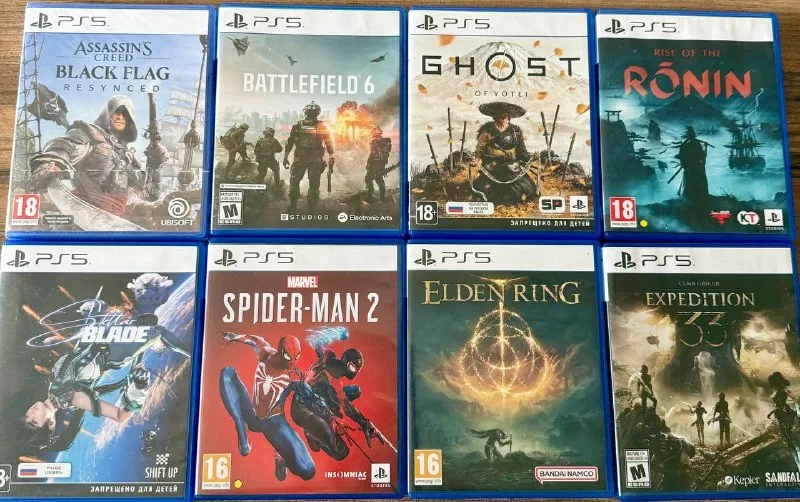Игры на дисках для PlayStation 5, PS4
