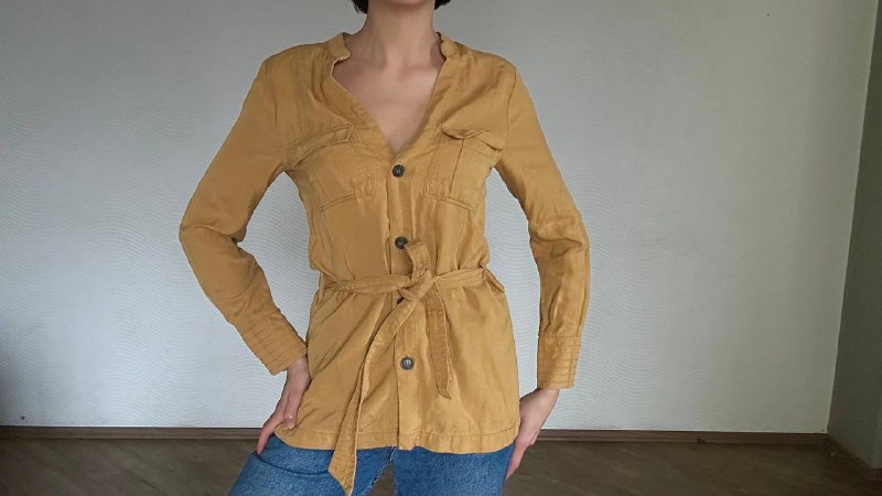 Кофта с расклешенными рукавами, Платье на кулиске, Лонгслив 7