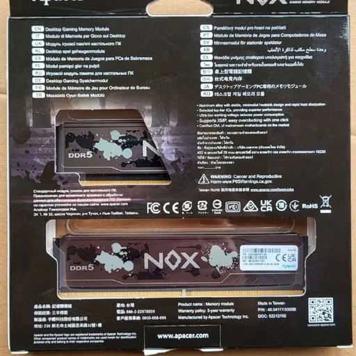 Оперативная память DDR5 Apacer NOX 32 ГБ