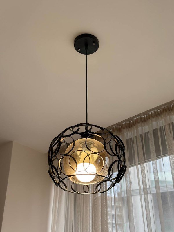 Подвесной светильник с LED лампочкой