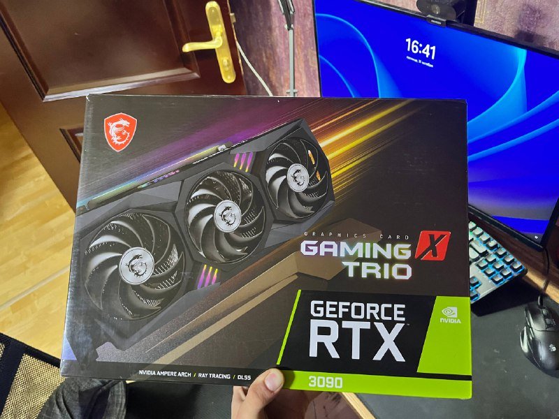Видеокарта Geforce MSI Gaming X Trio RTX 3090 24 GB 3