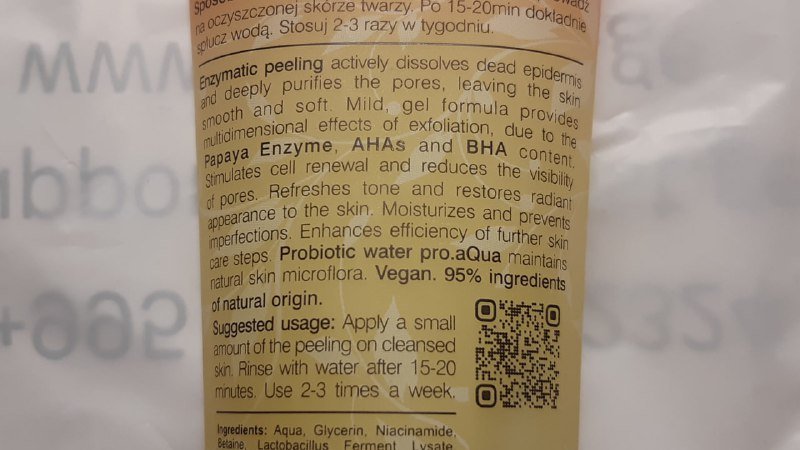 Энзимный пилинг AHA BHA кислоты 4