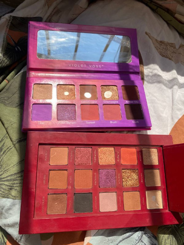 Палетки теней Violet Voss, NYX, ACE Beauty, Revolution 3