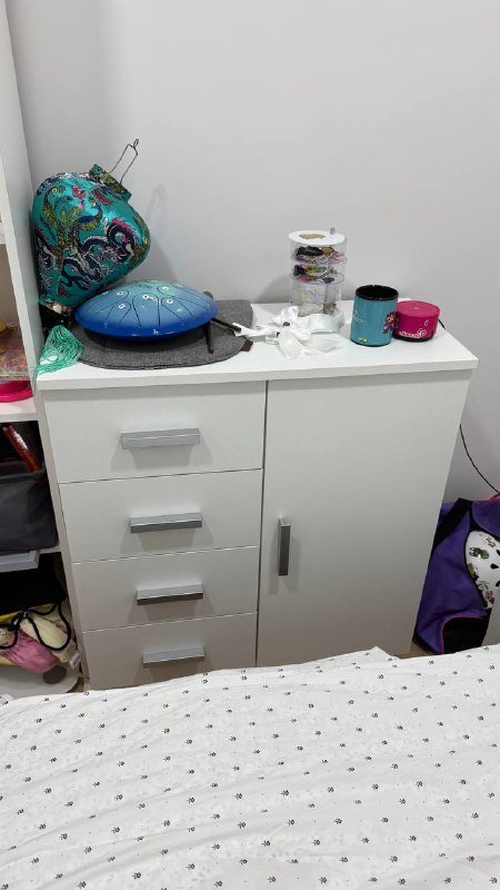 Стол письменный, комод, стеллаж белые из Jysk 2