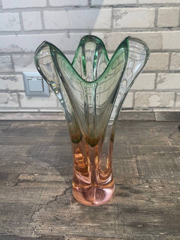 Винтажная ваза Крокус Bohemia Josef Michael Hospodka